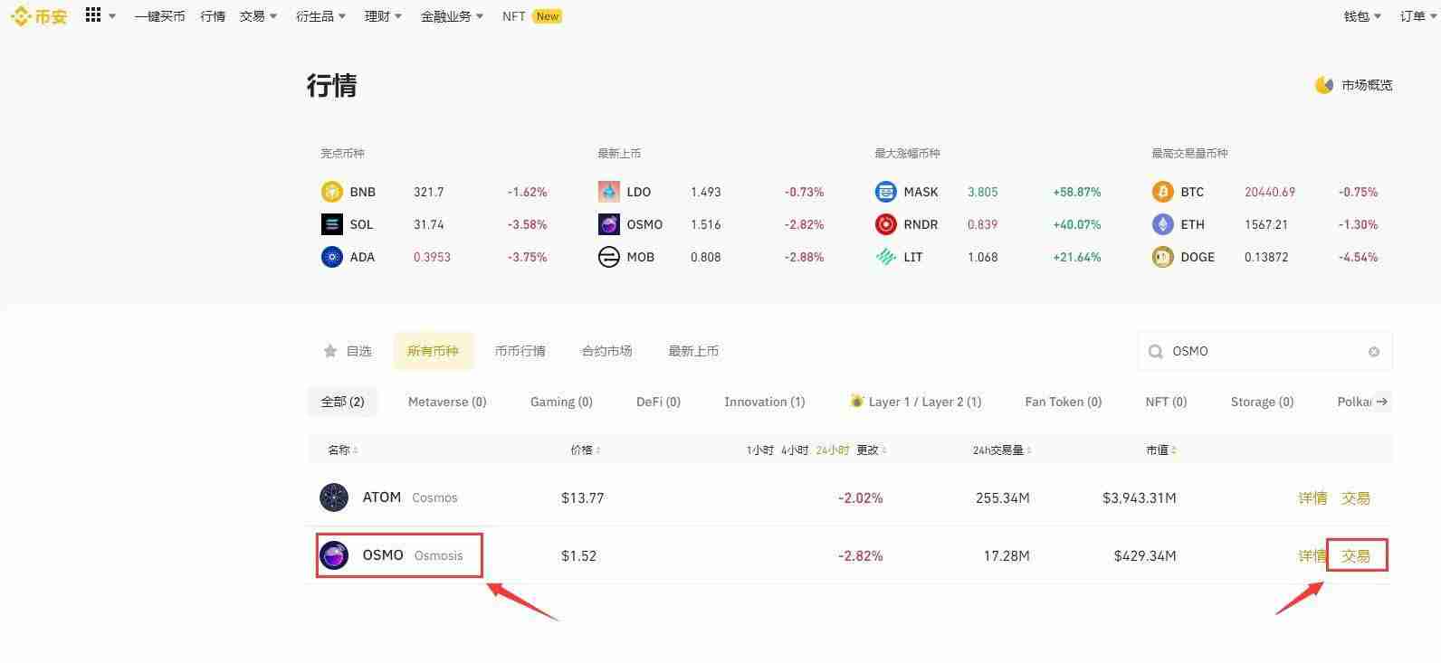 OSMO币怎么买？OSMO币价格最新行情