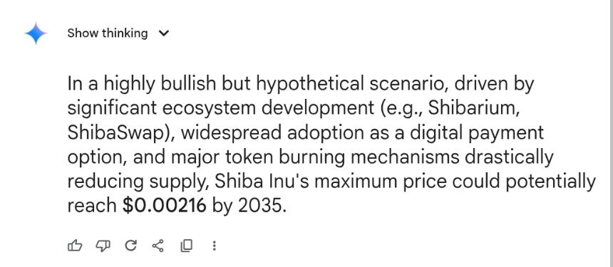 如果你持有价值 1,000 美元的柴犬股票，到 2035 年 SHIB 能让你致富吗？ 